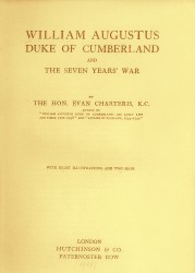 William Augustus Duke of Cumberland and the Seven Years' War