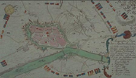 Karte: Schlacht bei Minden