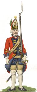 Grenadier der Fugarde (Garderegiment) 1759